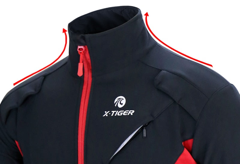Winter Fleece Thermal Coat Autumn Warm Up Bicycle Clothing