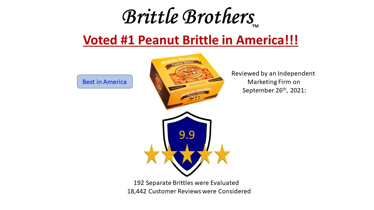 Brittle Brothers - Peanut Brittle - 8 oz. Box (Wholesale)