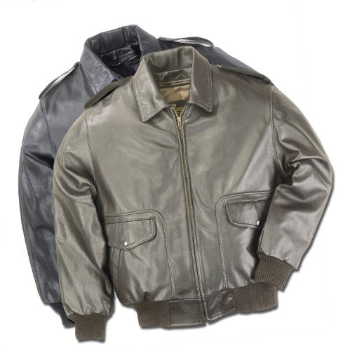 REED Men's Bomber Leather Jacket Union Made in USA