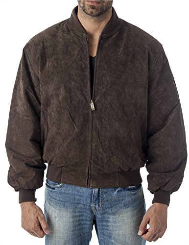 REED Men's Baseball Suede Leather Jacket (Imported)