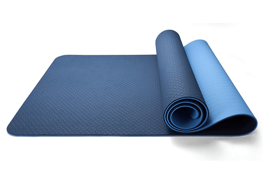 Eco Friendly Reversible Color Yoga Mat with Carrying Strap