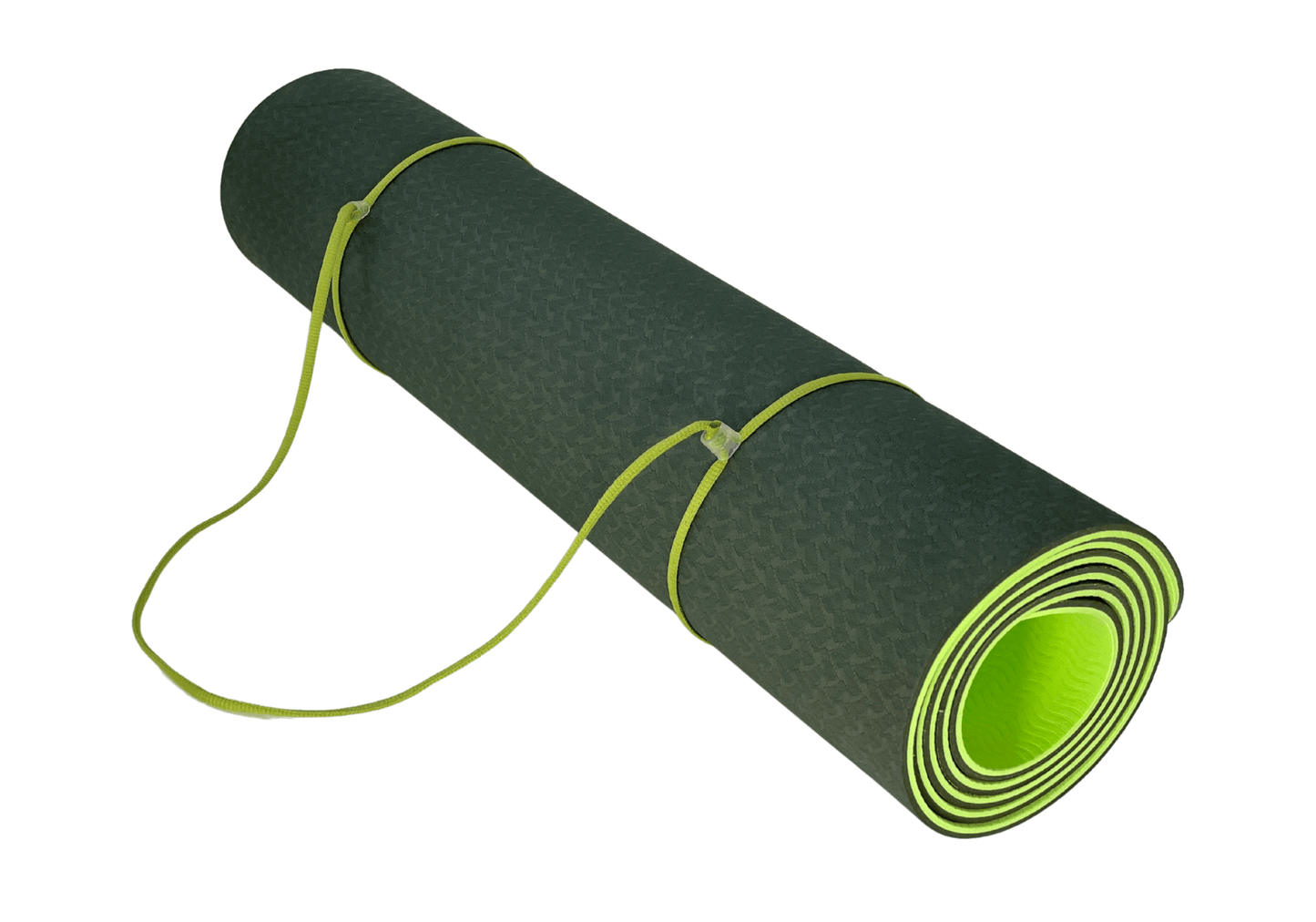 Eco Friendly Reversible Color Yoga Mat with Carrying Strap