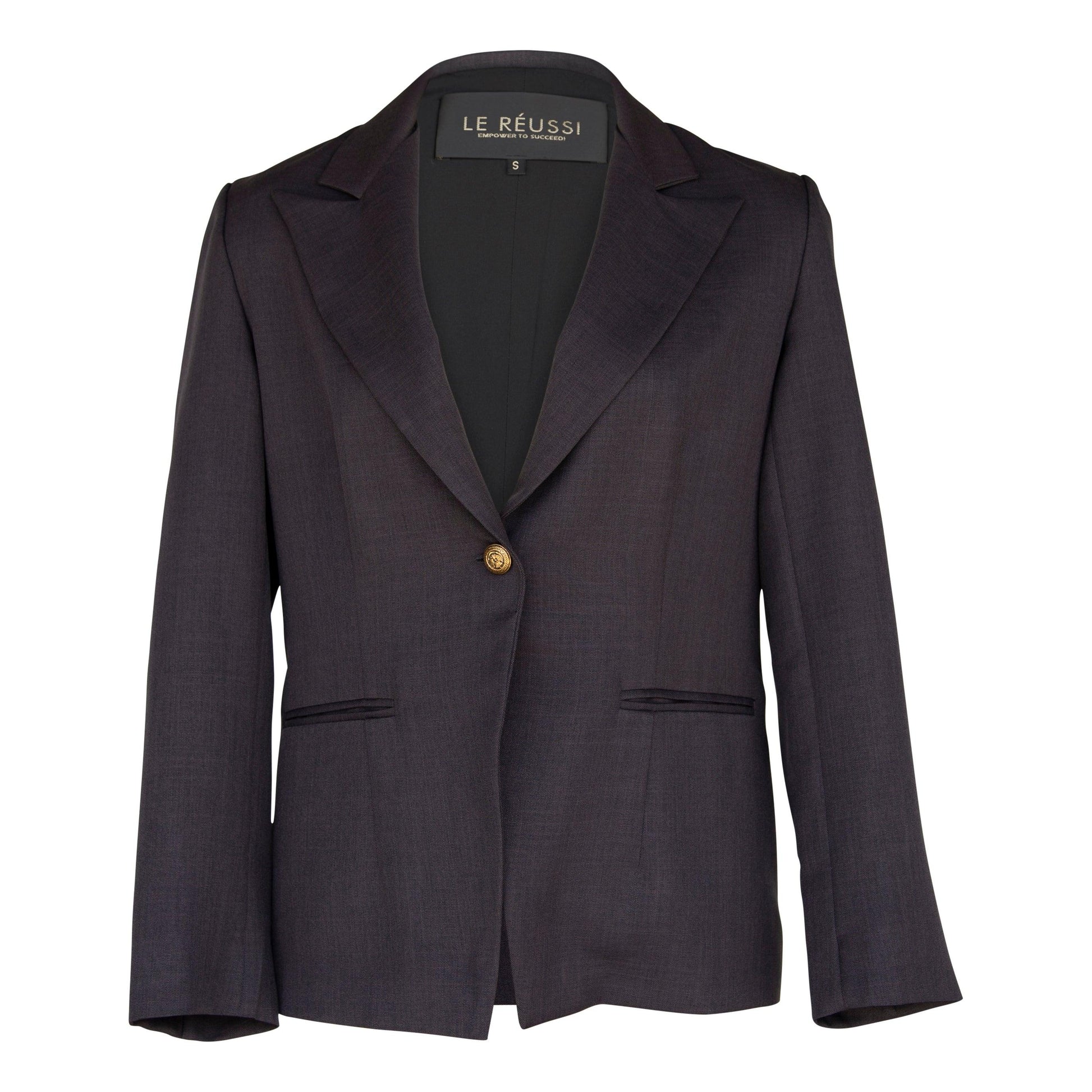 Luxe Charcoal Wool Suit-0