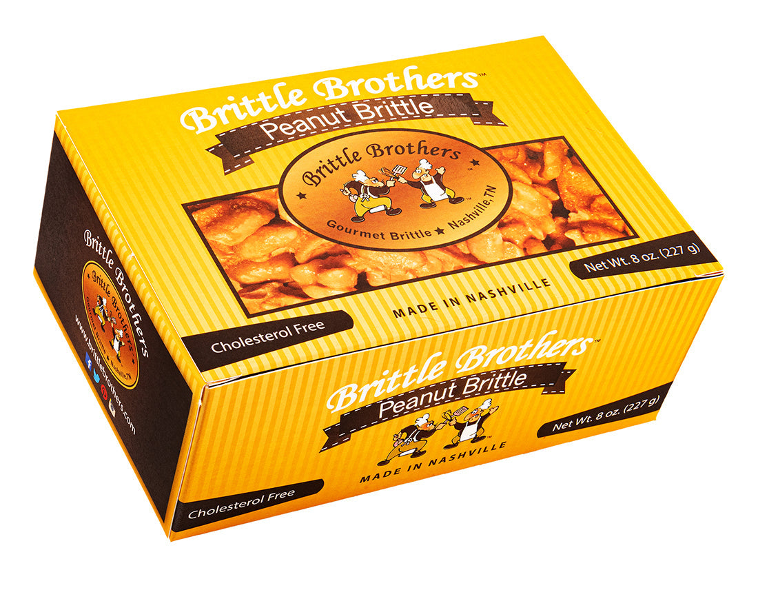 Brittle Brothers - Peanut Brittle - 8 oz. Box (Wholesale)