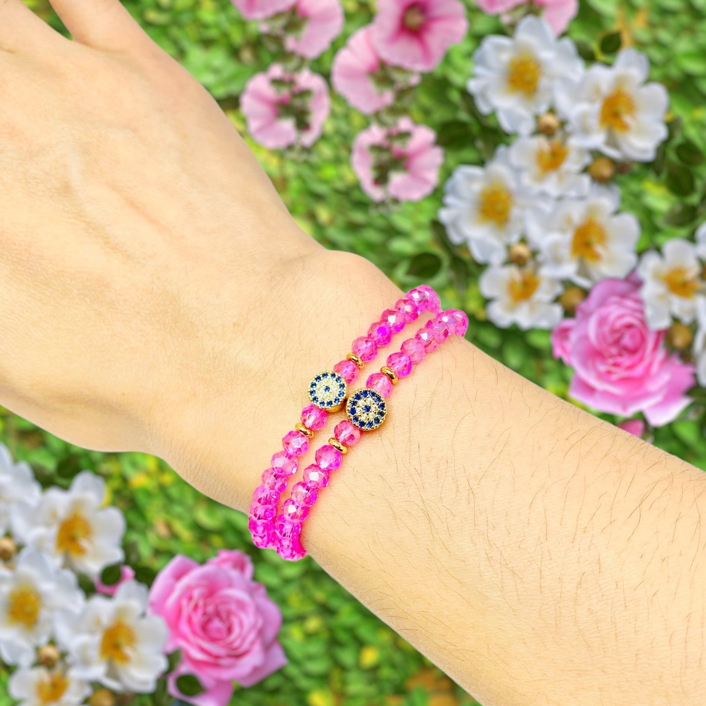 Dainty Evil Eye Protection Good Luck Bracelet