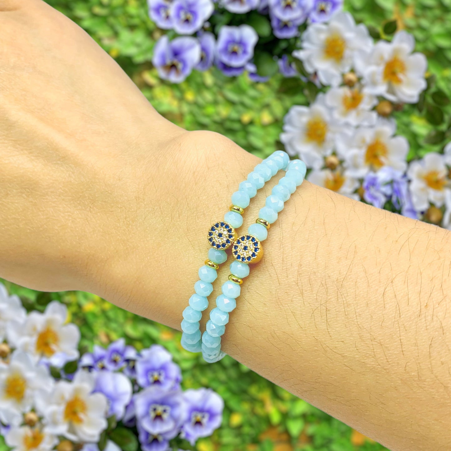 Dainty Evil Eye Protection Good Luck Bracelet