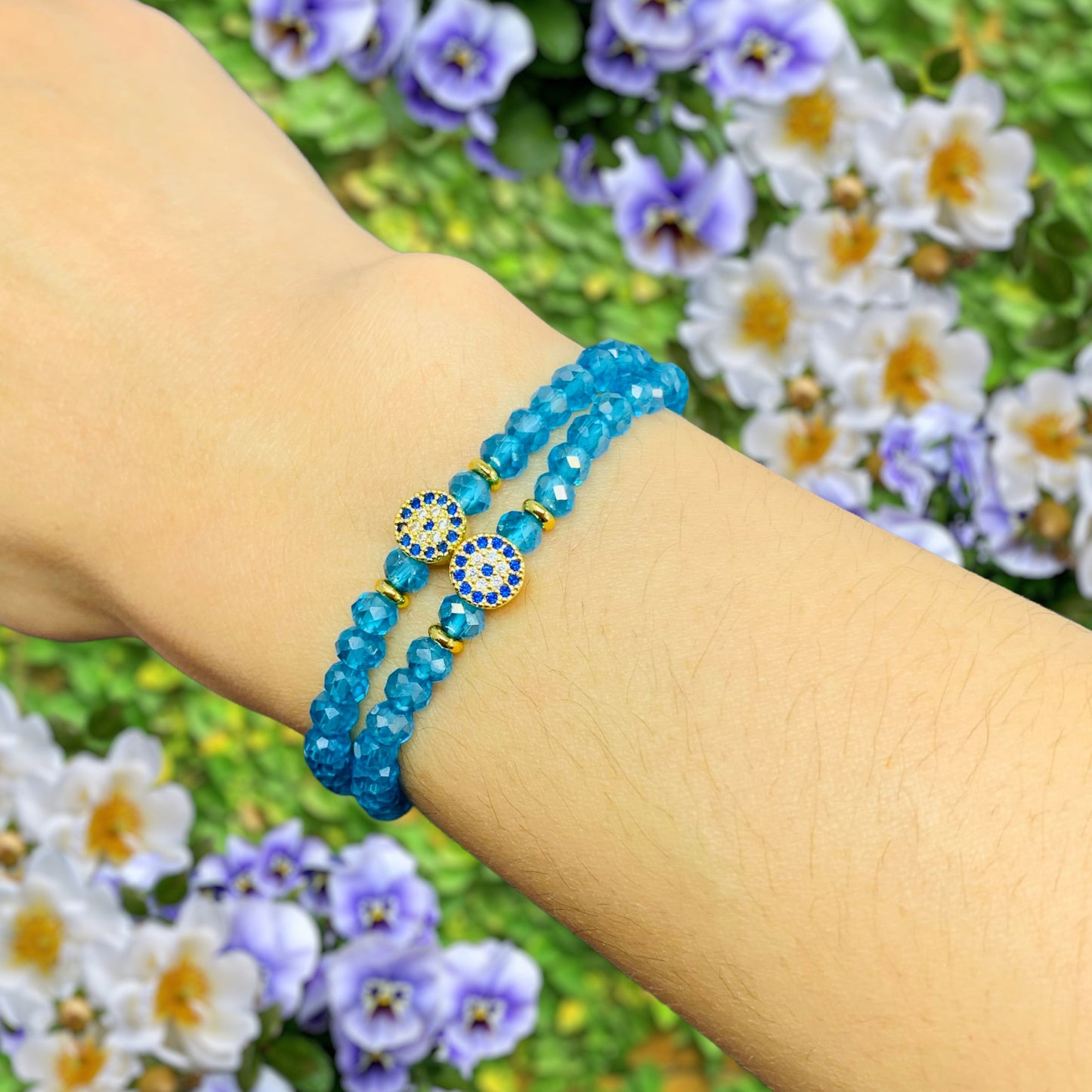 Dainty Evil Eye Protection Good Luck Bracelet