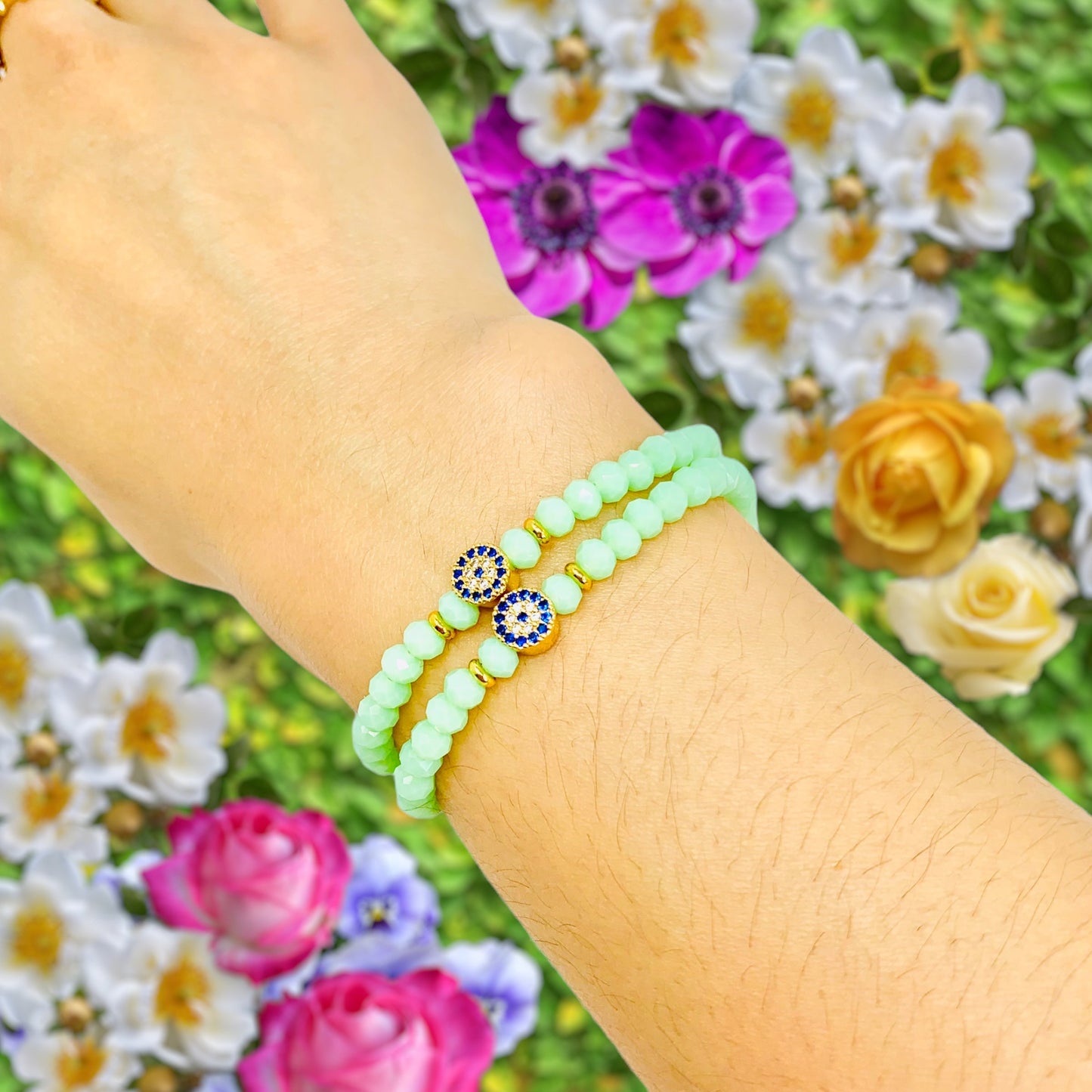 Dainty Evil Eye Protection Good Luck Bracelet