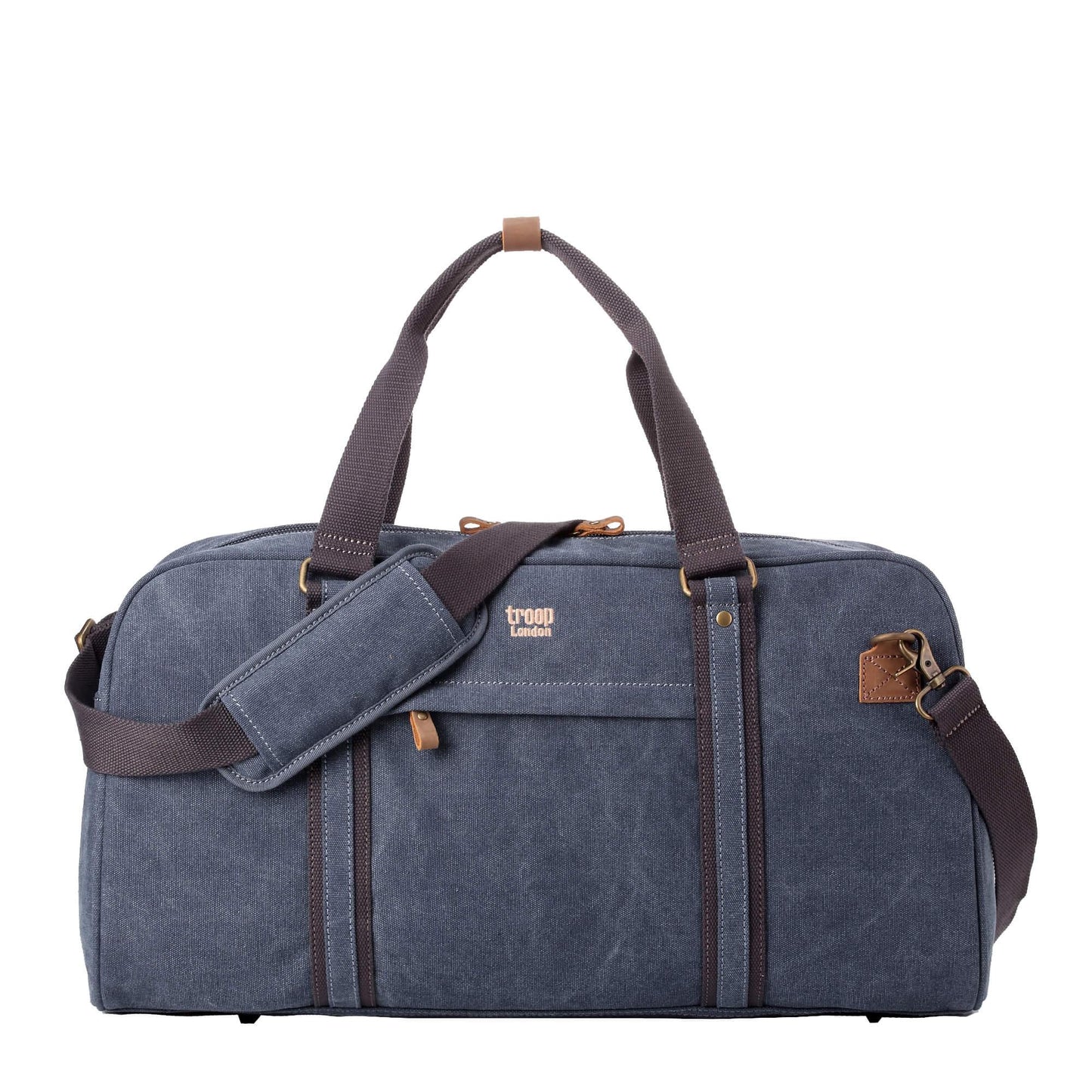 TRP0389 Troop London Classic Canvas Travel Duffel Bag, Large Holdall