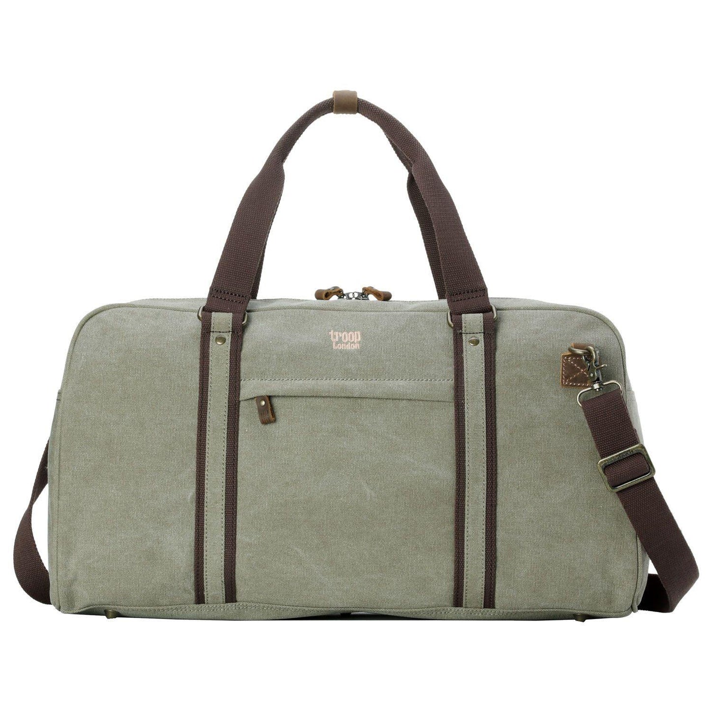 TRP0389 Troop London Classic Canvas Travel Duffel Bag, Large Holdall