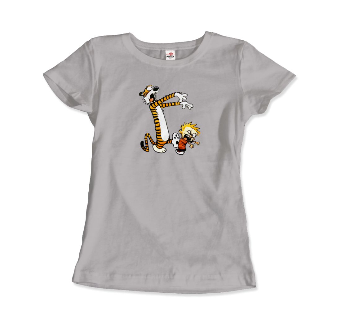 Calvin and Hobbes Playing Zombies T-Shirt