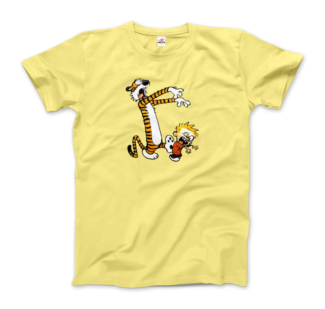 Calvin and Hobbes Playing Zombies T-Shirt