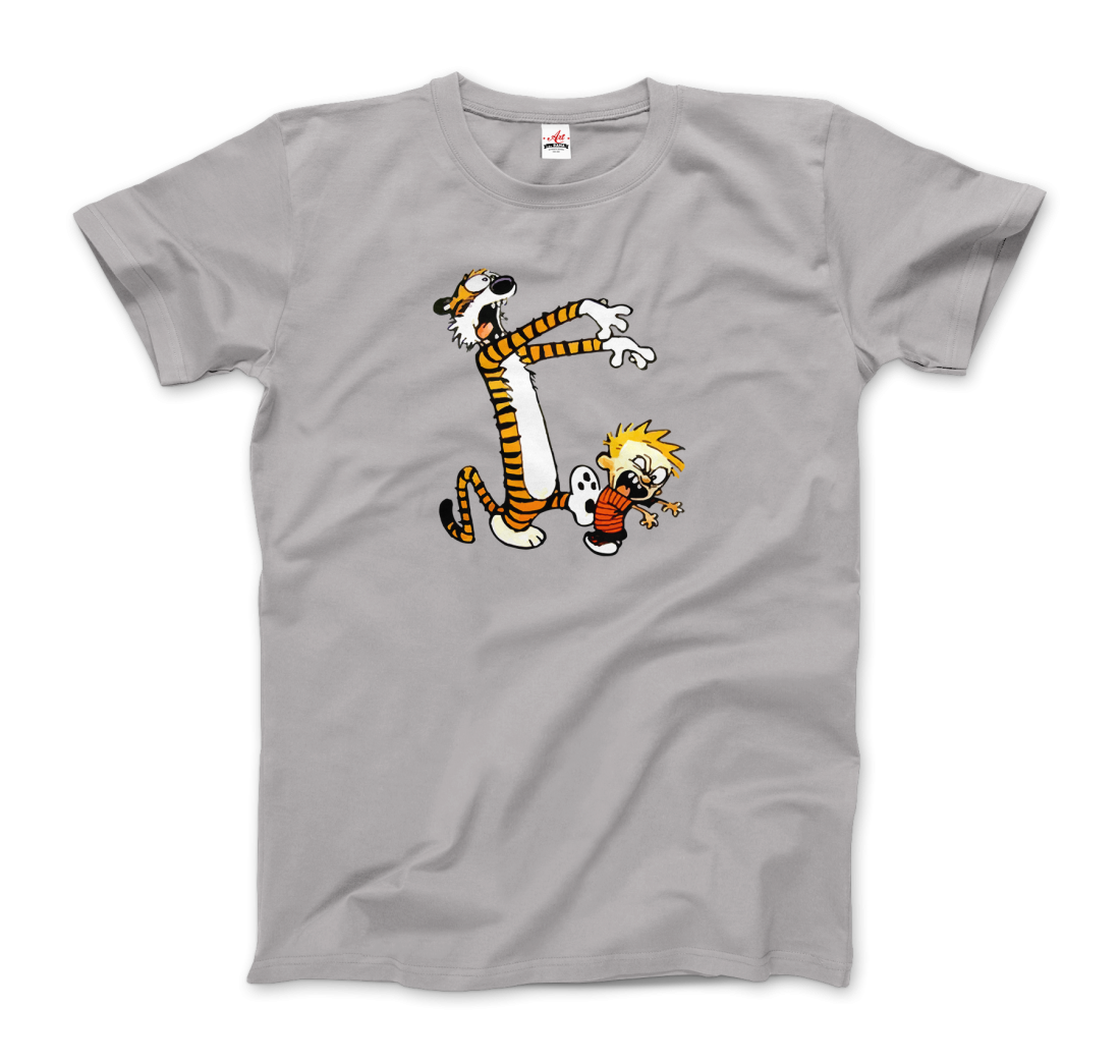 Calvin and Hobbes Playing Zombies T-Shirt