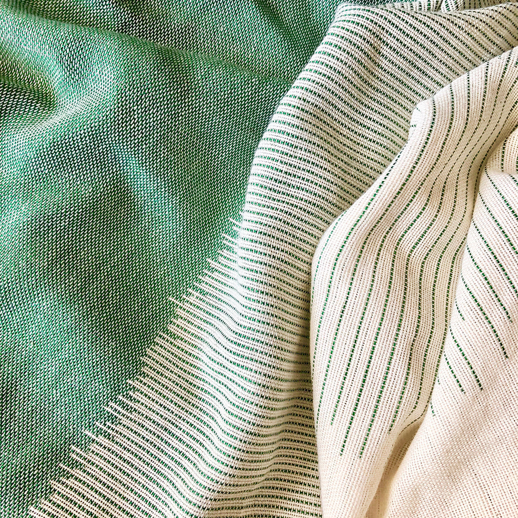 Striped Organic Cotton Scarf