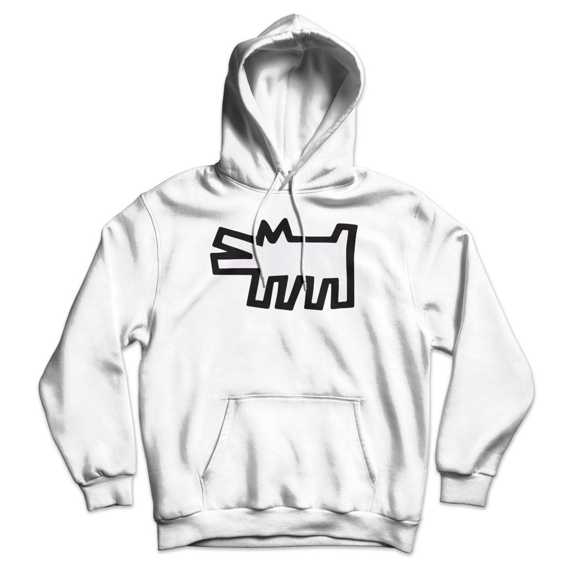 The Barking Dog Icon, 1990 Street Art Hoodie-3