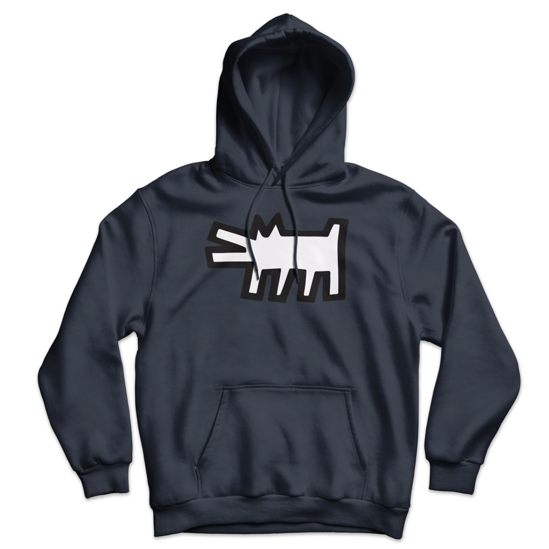 The Barking Dog Icon, 1990 Street Art Hoodie-5