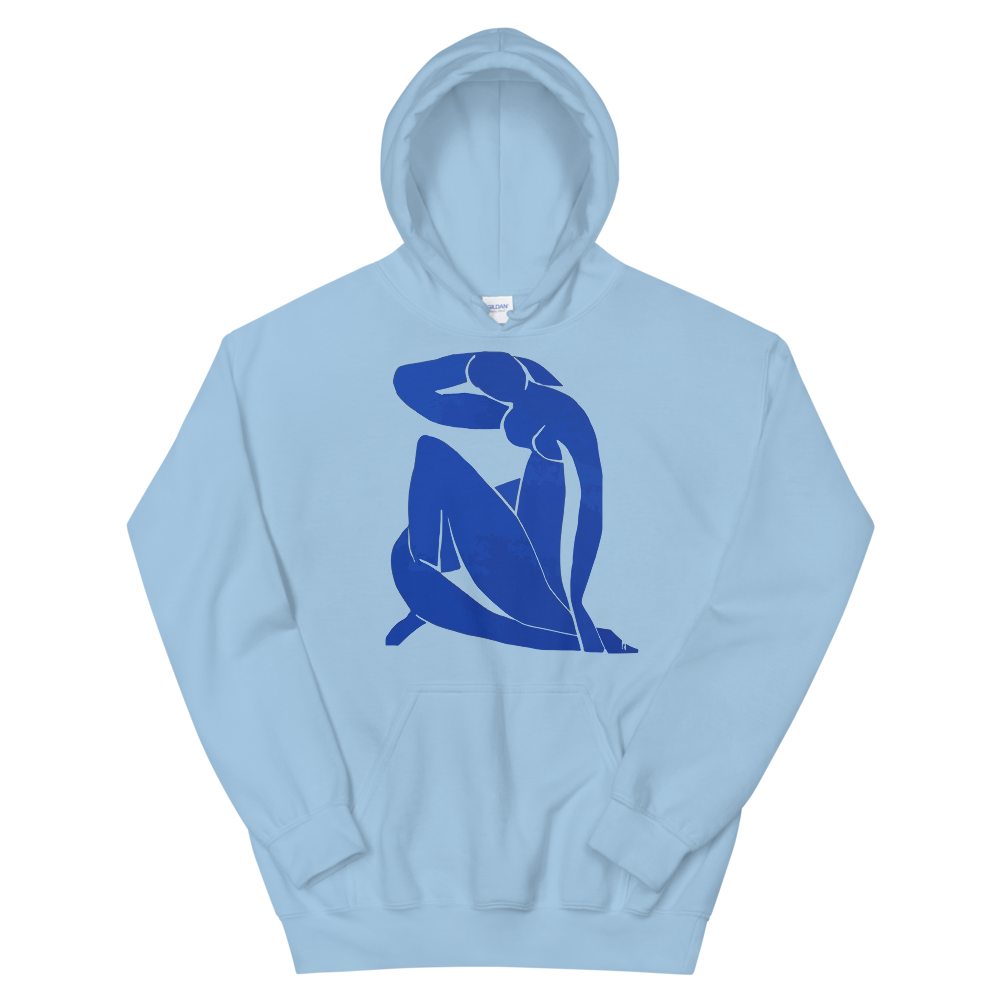 Henri Matisse Blue Nude 1952 Artwork Unisex Hoodie-3