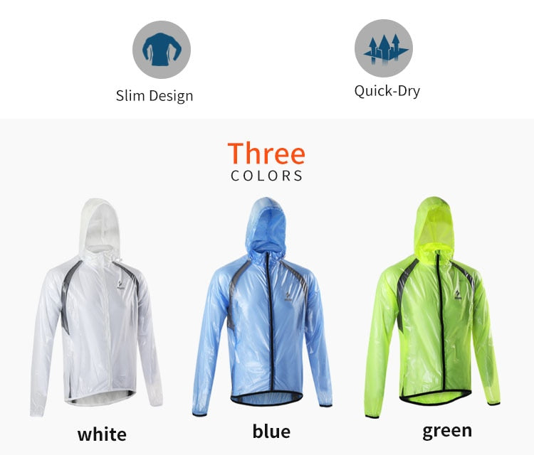 Ultra Light Cycling Rain Jacket Cycling Windbreaker Waterproof Windproof Outdoor Sport MTB Bike Jacket Bicycle Jersey