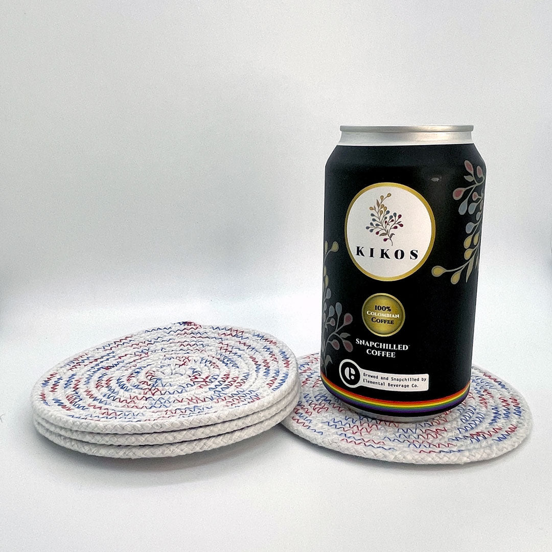 Rope Drink Coasters Handmade