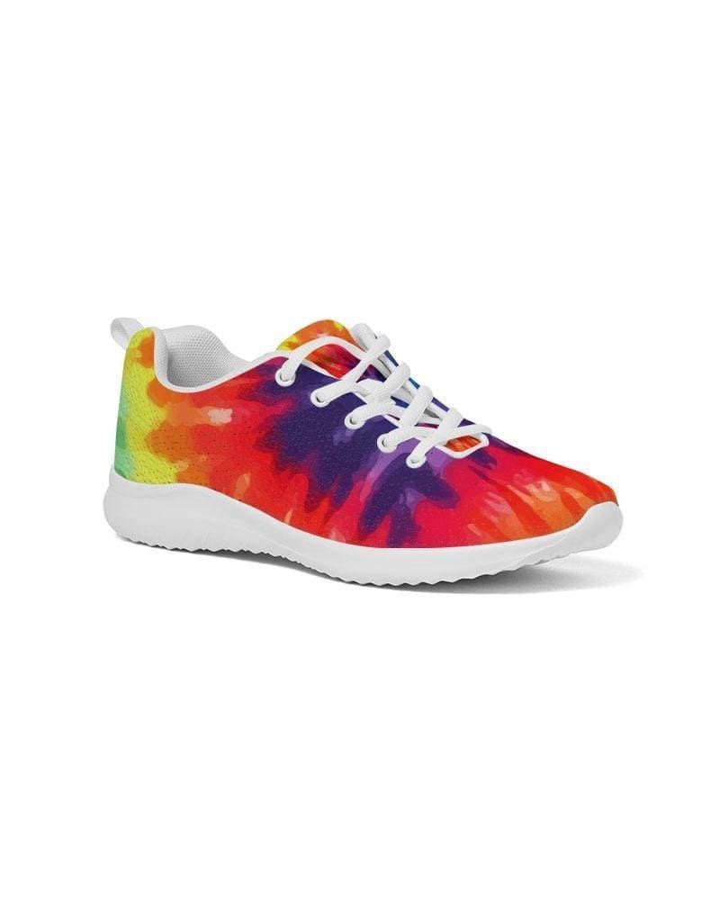 Uniquely You Womens Sneakers - Multicolor Tie-Dye Style Low Top Canvas Running Shoes
