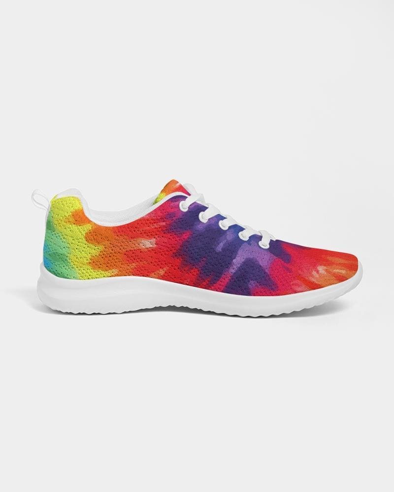 Uniquely You Womens Sneakers - Multicolor Tie-Dye Style Low Top Canvas Running Shoes
